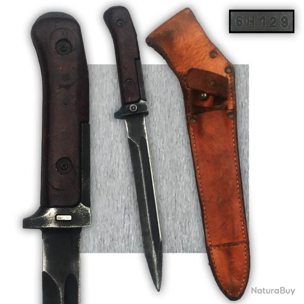 SUPERBE & BELLE BAIONNETTE TCHCOSLOVAQUIE, PAS SABRE, MOD.1958, GUERRE FROIDE, SAVZ58, ORIGINAL