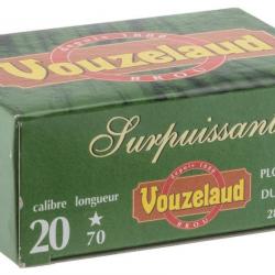5 Boites Cartouches Vouzelaud - Surpuissante - Cal. 12/70 + Cal: 20/70 N°1