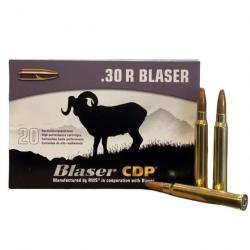 Munitions Blaser Cal.30R blaser CDP 165 grains 10,7g par 20