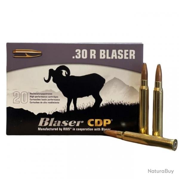 Munitions Blaser Cal.30R blaser CDP 165 grains 10,7g par 60