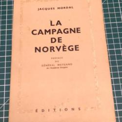 LA CAMPAGNE DE NORVEGE, GENERAL MORDAL, 1949