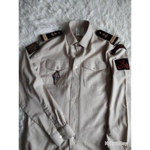 CHEMISE FUSILIERS MARINS 2ME DB WW2