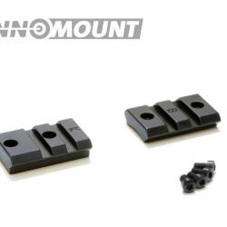 INNOMOUNT Embases WEAVER 2pcs. pour FN BROWNING BROW MAUSER