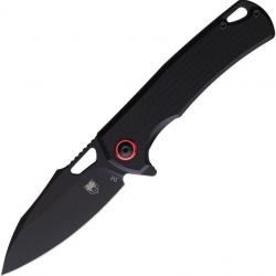 Couteau Cobratec Wolverine Black Manche G10 Lame Acier D2 IKBS Linerlock Clip CBTWLVRNBK