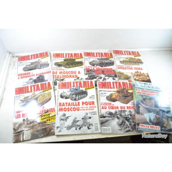 Lot Hors-Srie Militaria magazine n 15 29 18 38 10 53 9 chars de combat Kourks Stalingrad Normandie
