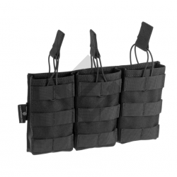 Porte-chargeur Triple Direct Action pour 5,56 - Noir - Invader Gear