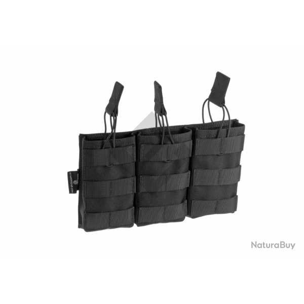 Porte-chargeur Triple Direct Action pour 5,56 - Noir - Invader Gear