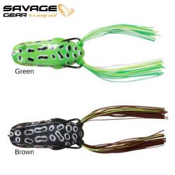 DESTOCKAGE ! Leurre SAVAGE GEAR 3D POP FROG 5.5cm 14g F Marron