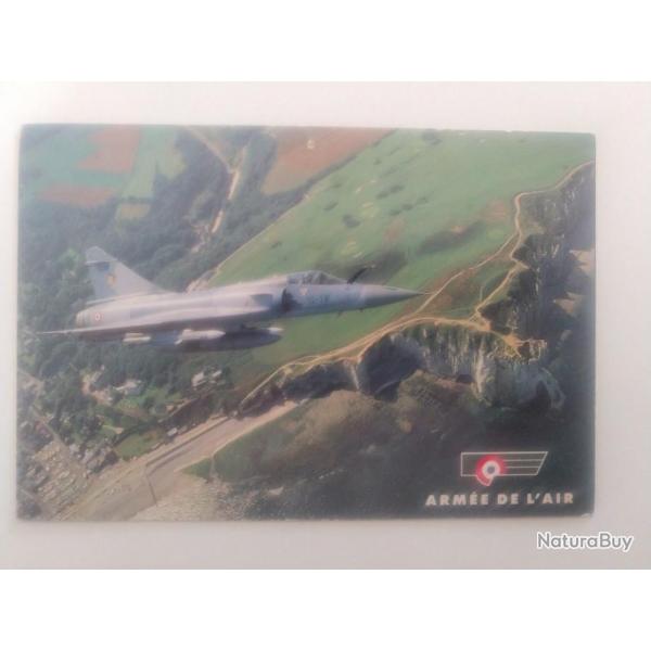 Carte postale - arme de l'air - mirage 2000 en patrouille ctire.