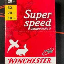10 cartouches WINCHESTER SUPER SPEED calibre 20