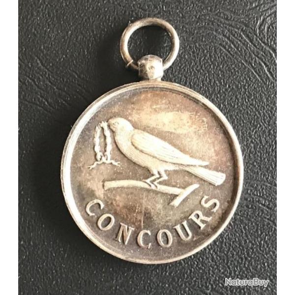 Medaille Argent  - Concours Pigeon Voyageur (?)