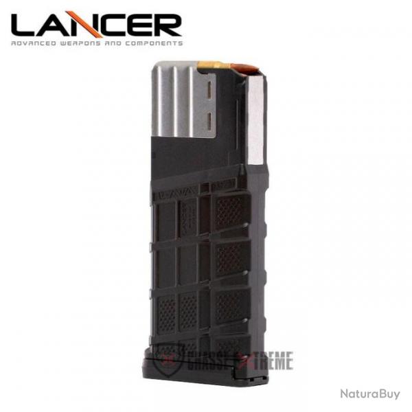 Chargeur LANCER Opaque 25 Cps Cal 308 Win Noir pour SR-25, XCR, DPMS, SIG716
