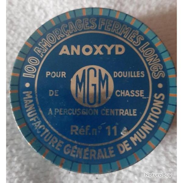 Boite de 100 amorage MGM ANOXYD COMPLETE