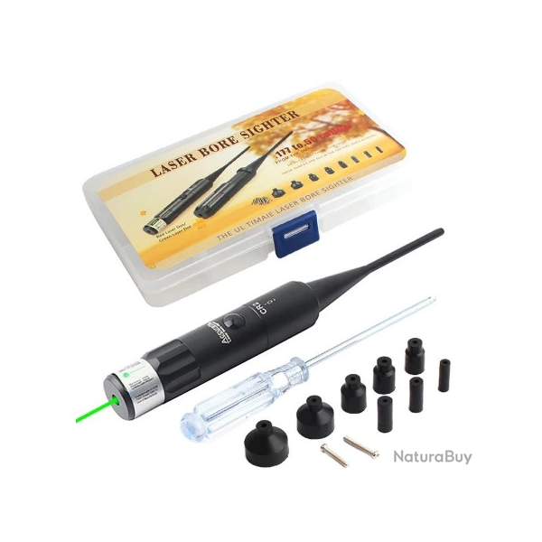 Kit professionnel de viseur d'alsage lger, calibre. 22 . 50, Laser vert + Batterie CR2