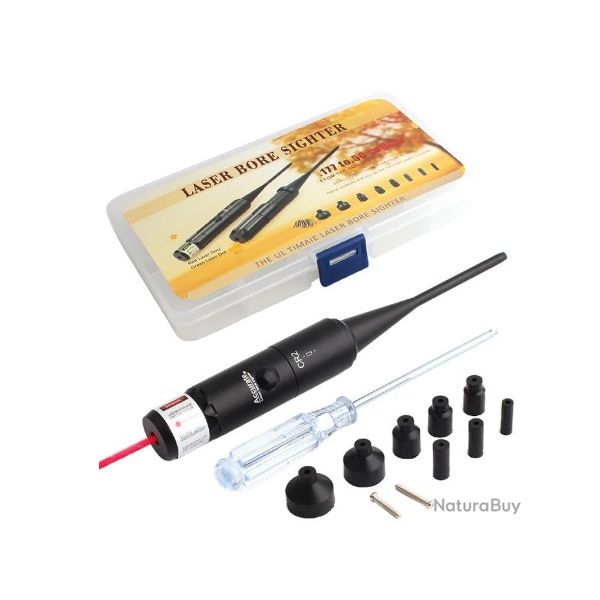 Kit professionnel de viseur d'alsage lger, calibre. 22 . 50, Laser rouge + Batterie CR2