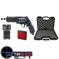 Pack Revolver de défense T4E TR50 (HDR50) Cal50 - 11J (100 billes, 5 cartouche CO2, mallette)