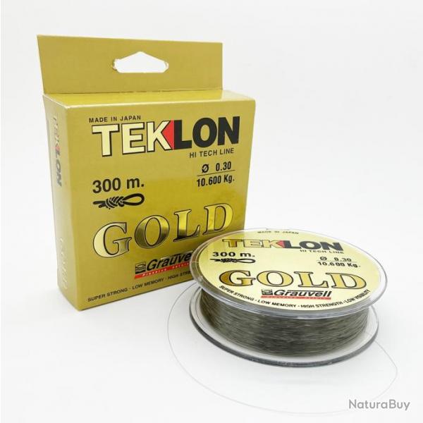 Fils nylon Grauvell TEKLON Gold bobine de 300M 50/100