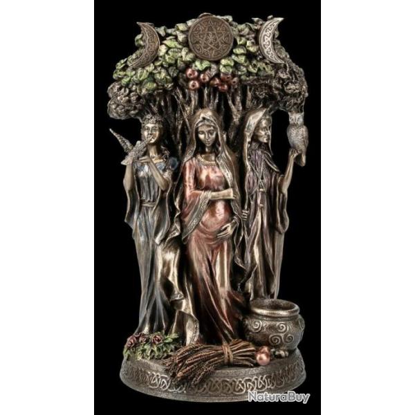 Figurine de desse de la Trinit celtique - Vieille, mre et fille