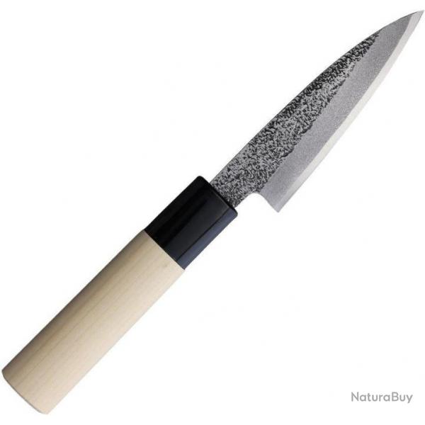 Couteau de Cuisine Japonais Mikihisa 90mm Manche Bois Lame Acier White steel #2 Made Japan MIKA032