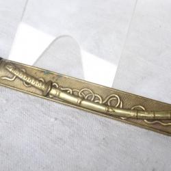 320)  lot kozuka  , beau couteau pour sabre  japonais , lame signée