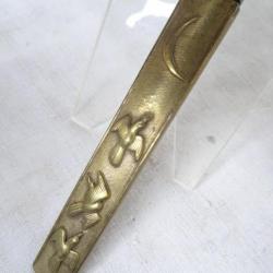 321)  lot kozuka  , beau couteau pour sabre  japonais , lame signée