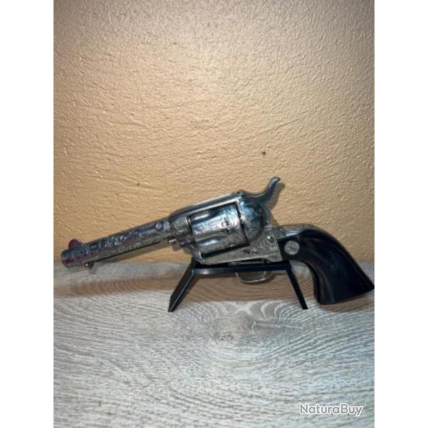 Support / prsentoir noir pour revolver Colt 1873