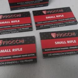 Amorces Fiocchi small rifle 600 pse