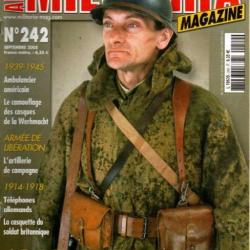 Militaria magazine 242 armée britannique 1905-1918 la casquette,artillerie de campagne fr libération