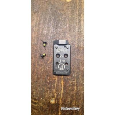 Plaque point rouge cz shadow 2 Shield rms sms - Embases pour montage ...