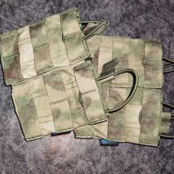Pantac/combat2000 a-tacs fg camo 2 double chargeurs pochettes