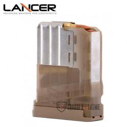 Chargeur LANCER Translucide 10 Cps Cal 308 Win Fde pour Sr-25, Xcr, Dpms, Sig716