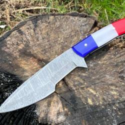 Couteau forgé damas LLF série COMMANDO 30cm édition patriote