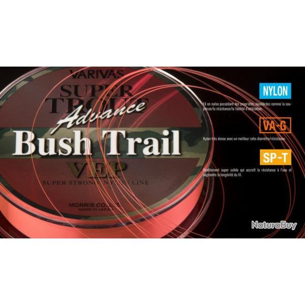 Nylon truite VARIVAS Super Trout Advance Bush Trail 0.148mm