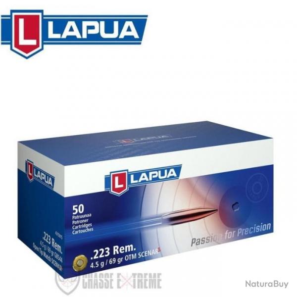 50 Munitions LAPUA Scenar-L 69 Gr Cal 223 Rem