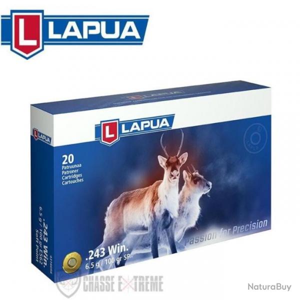 20 Munitions LAPUA Sp 100 Gr Cal 243 Win