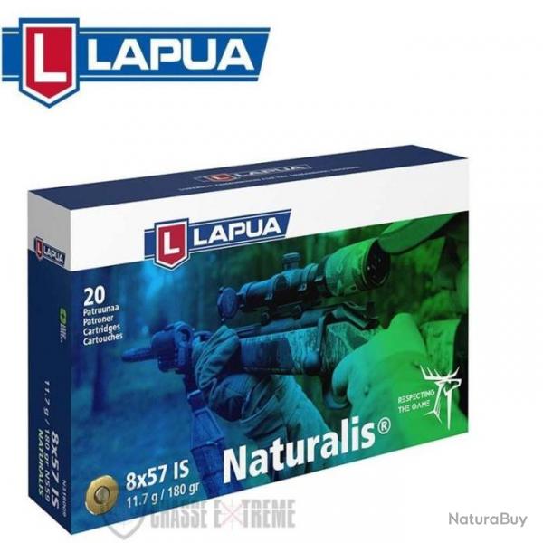 20 Munitions LAPUA Naturalis 180gr Cal 8x57 Is