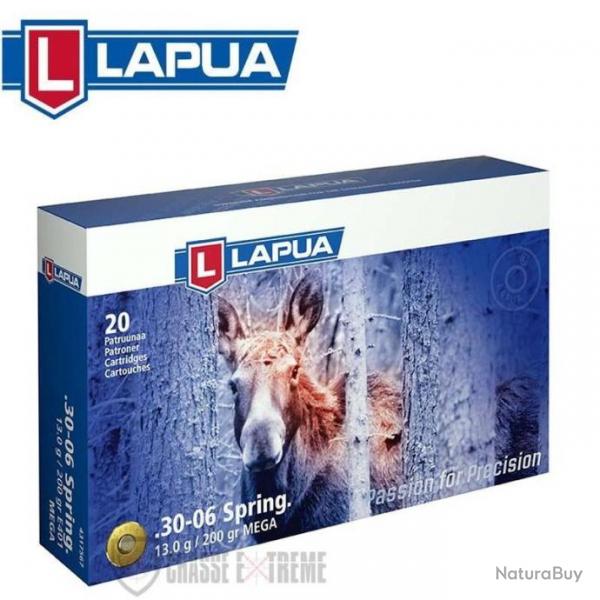 20 Munitions LAPUA Mega 200 Gr Cal 30-06 Spring