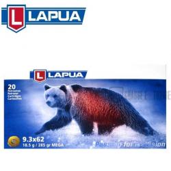 20 Munitions LAPUA Mega -285Gr Cal 9.3x62