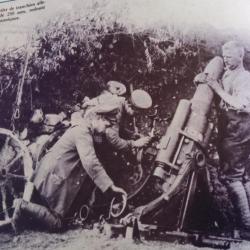 Artillerie de 1914 - 1918.