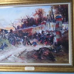 Grand et rare tableau guerre de 1870