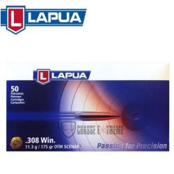 50 Munitions LAPUA Otm Scenar L 175Gr Cal 308 Win