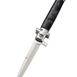 Couteau de poche à ouverture rapide (Noir chamaré)