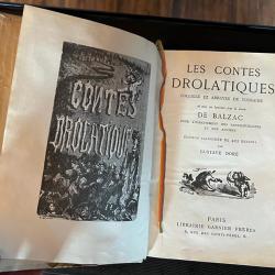 Balzac - Contes Drolatiques - livre ancien