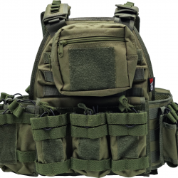 Gilet tactique lourd Molle (604269) Olive Swiss Arms