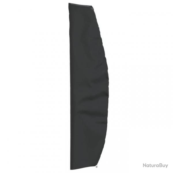 Housse de parapluie de jardin noir 265x50/70/40 cm oxford 420D