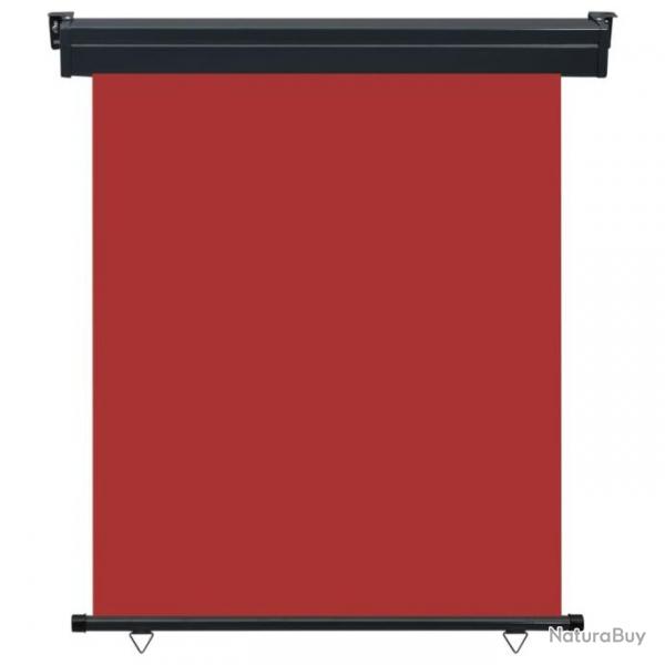 Auvent latral de balcon 140x250 cm Rouge