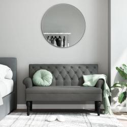 Banc avec dossier gris foncé 120x62x75,5 cm tissu