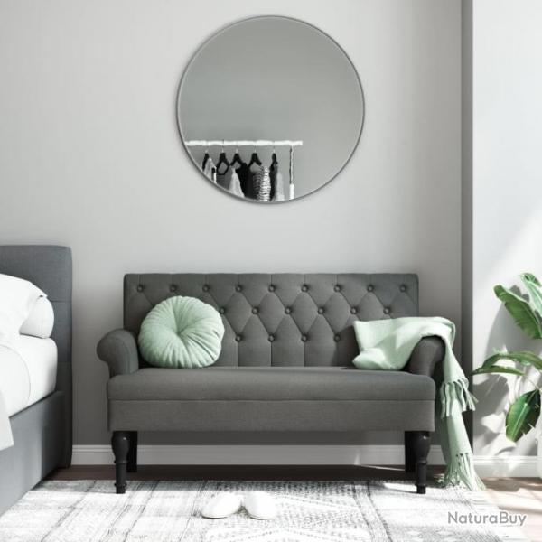 Banc avec dossier gris fonc 120x62x75,5 cm tissu