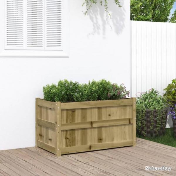 Jardinire d'extrieur 90x50x50 cm bois de pin imprgn