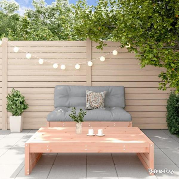 Salon de jardin 2 pcs avec coussins bois massif douglas